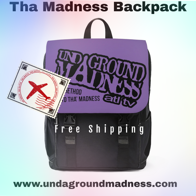 UDGMATLTV's tweet photo. "Upgrade your travel game with Undaground Madness - the backpack that's designed to keep up with your fast-paced lifestyle!" Tha Madness Backpack available in different colors. Visit our shop store today! Free shipping on all orders 
https://t.co/Y1XxstkL7a https://t.co/JFLlc9dZd3