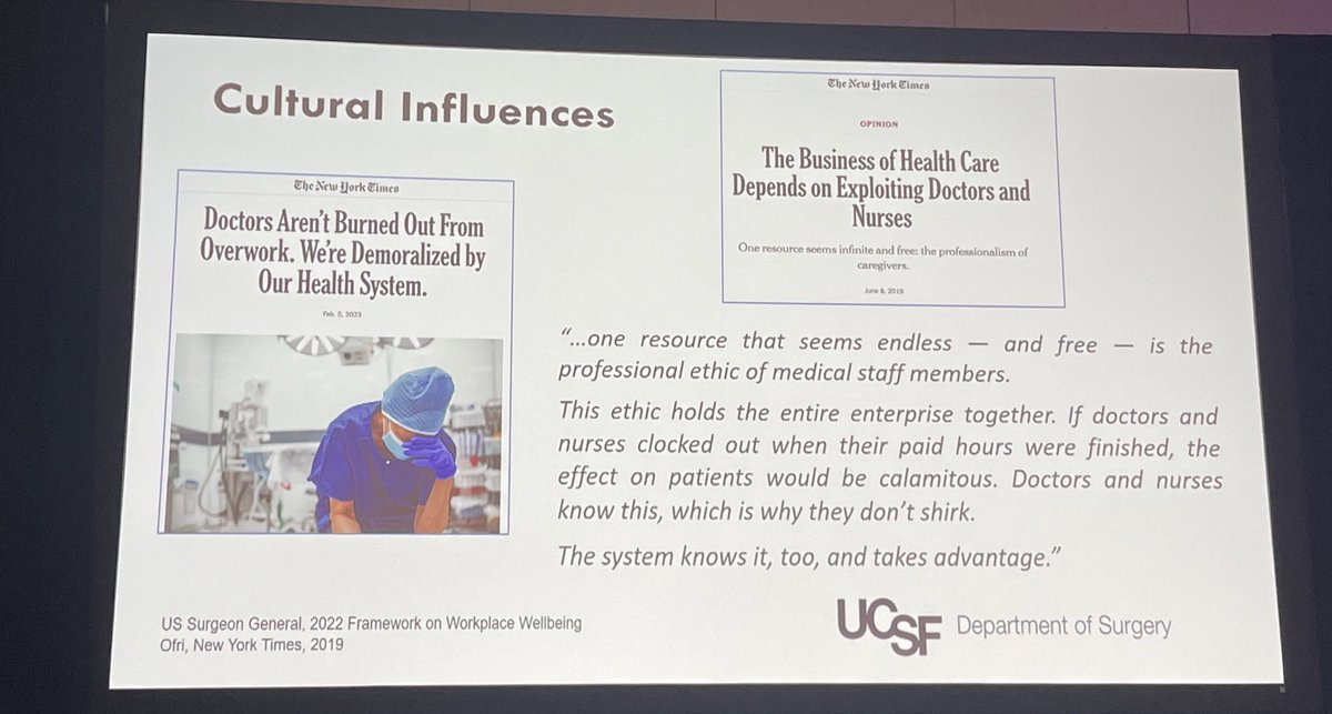 There’s 10 administrators for every 1 doctor - instead of asking us to do better (and make no mistake, we are already operating at super-human levels…), considering investing in the doctors, and nurses, and clinical support staff. 👏🏻 @CLebares @sb0ndada #ACSLAS23