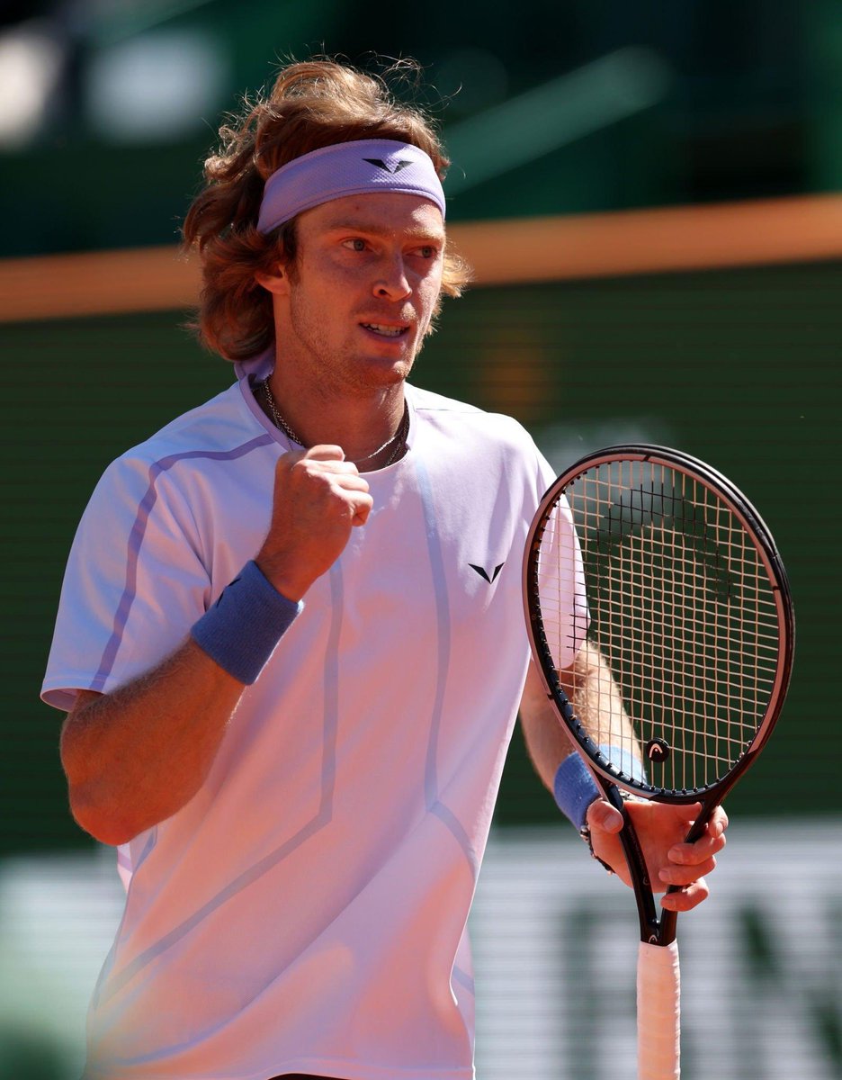 Andrey Rublev after beating Holger Rune in Monte Carlo: “I just want to say a big thanks to all of you guys. Being from a country where I’m from, &amp; to have international support all over the world, it means a lot. So thank you so much.”