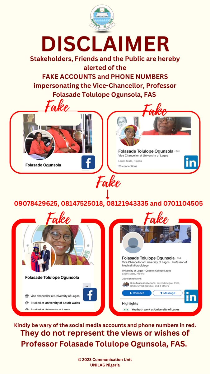 University of Lagos tweet media