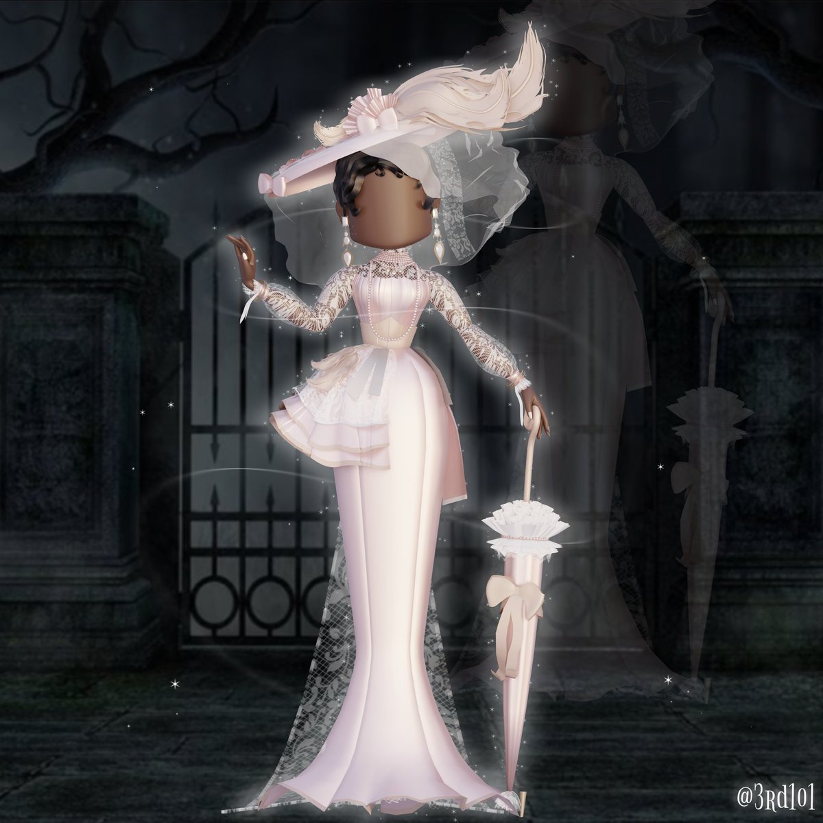 🪦🤍 PHANTASMAGORIC VIXEN🤍🪦
~-------~
👻- took 15 hours
👻- Inspired by Dior haute couture (fw2005, fw2001)
👻-concept for halloween RK2
~-------~
#RK2
#royaltykingdom2
#fashiongame
#roblox
#robloxdev
#robloxart