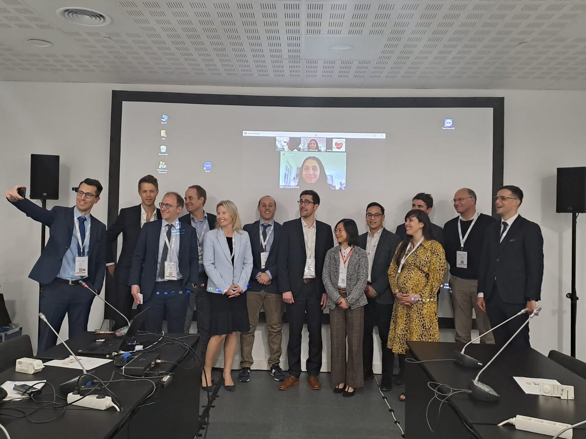 DavidDuncker's tweet image. #EHRA_ESC Digital and e-Communication committee meeting. First time in-person at #EHRA2023

Proud and grateful to work with such a great and effective and energetic group!

@SZDiederichsen @Dominik_Linz @AroAapoL @EmmaSvennberg @GuerraCardio @RodrigueGarcia4 @DrAnthonyLi…