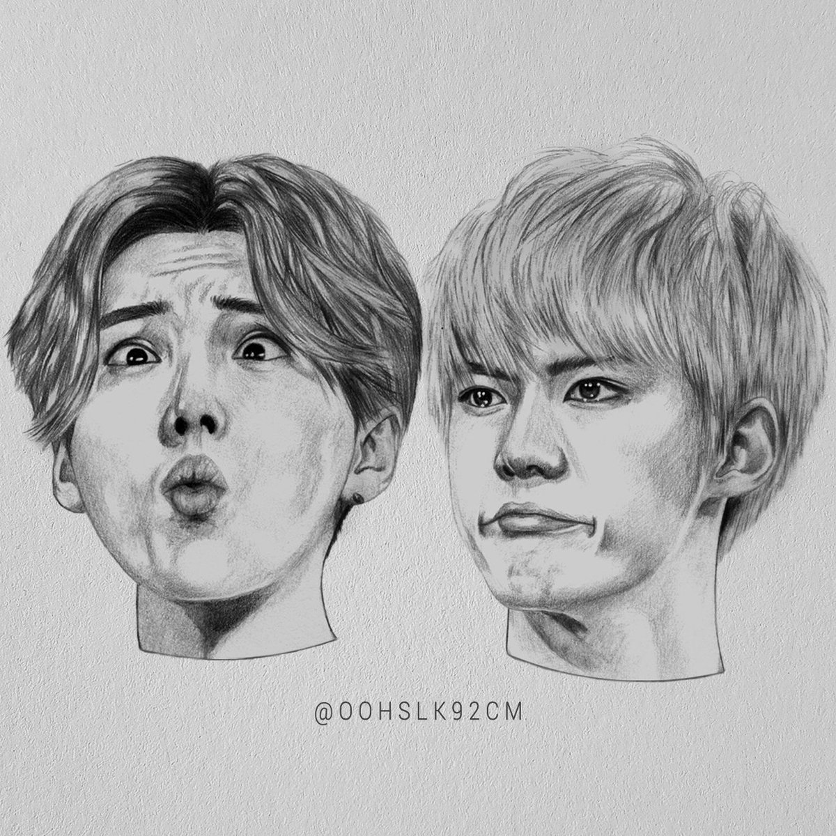 OOHSLK92CM's tweet photo. My lovely boys 🤪🤭😁 #HunHanMonth
#HunHan #HunHanfanart #훈한 #勋鹿 #sehun #세훈 #吴世勋 #luhan #루한 #鹿晗 #fanart #drawing #pencil https://t.co/4yNJPz9d0a