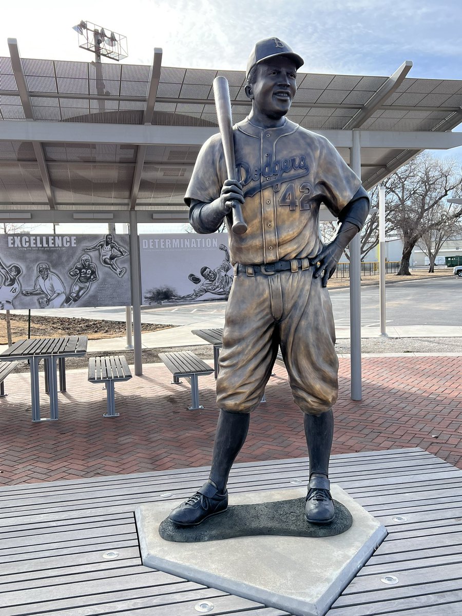 OneDelightfulL's tweet photo. Jackie Robinson was the inspiration for League 42 in Wichita! #badeball https://t.co/G85auktRMT