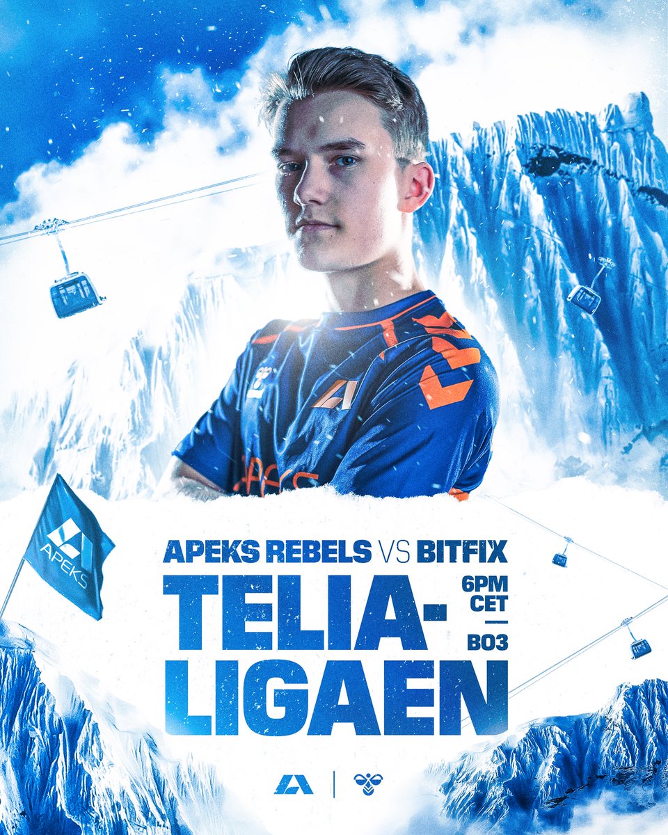 Apeks (@apeksgg) on Twitter photo Time to secure three points and the playoffs tonight 🕺
Up against <a href="/bfgnorway/">Bitfix Gaming</a> 18:00 in @telialigaen_ 🙌 Time to secure three points and the playoffs tonight 🕺
Up against <a href="/bfgnorway/">Bitfix Gaming</a> 18:00 in @telialigaen_ 🙌