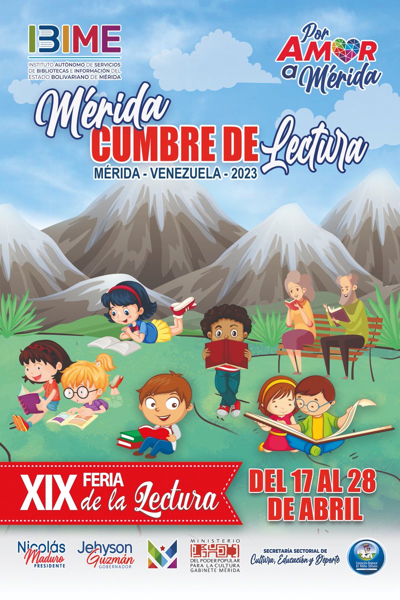 IBIMEGOB's tweet photo. XIX Feria de la Lectura “MÉRIDA CUMBRE DE LECTURA” Abril 2023. https://t.co/Jv2w3TJETn