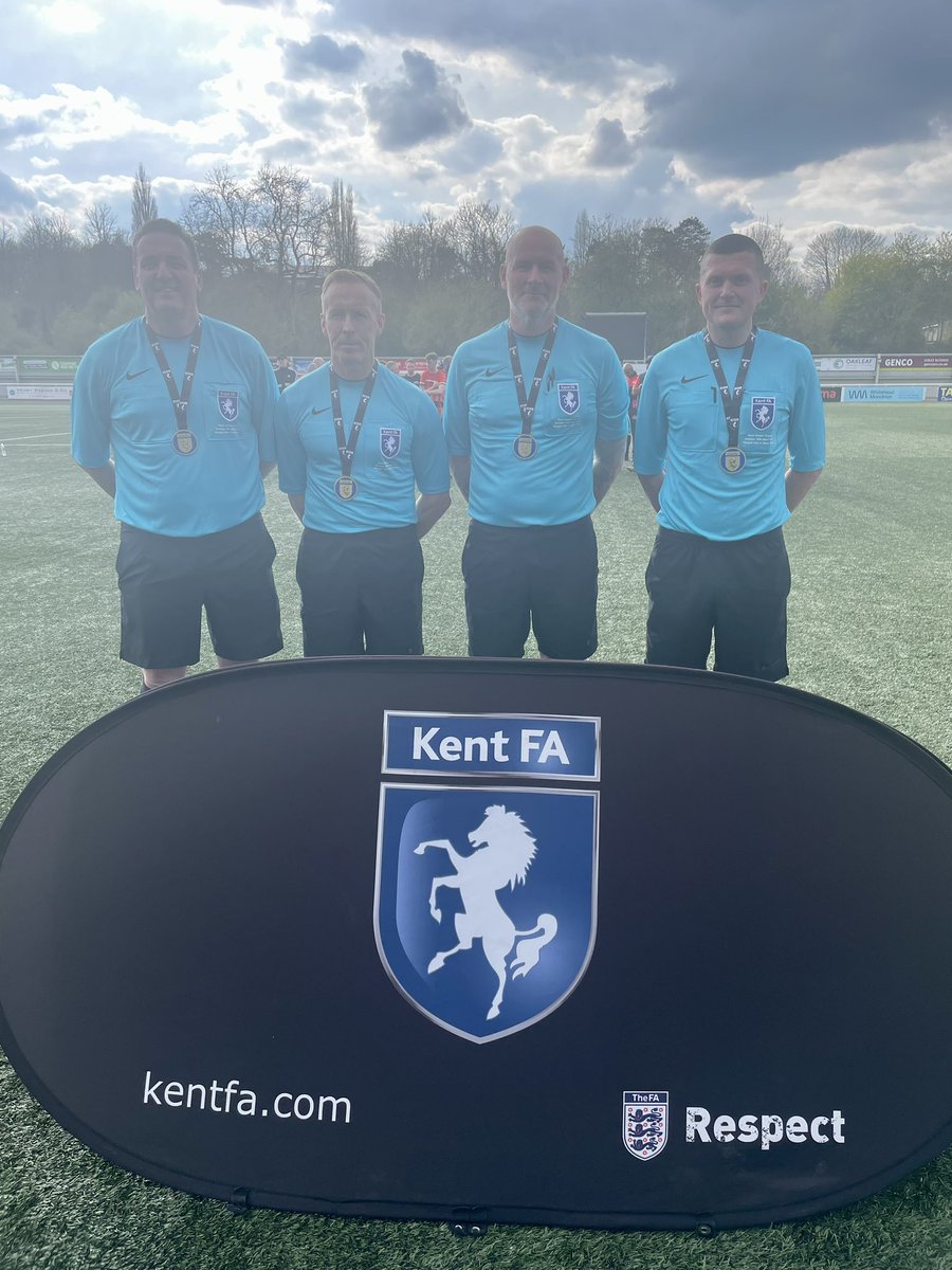 KentFA's tweet photo. Another great day of Cup Finals here at the Gallagher Stadium. Thank you to our incredible partners @dfds_uk and @TheMeritGroup2, @maidstoneunited for their fantastic hospitality and our incredible match officials. #ProudCFA #kentfootball https://t.co/Ix6WZSte8C