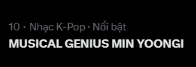 Lâu rồi mới thấy từ khóa lên trending 😋🫶

MUSICAL GENIUS MIN YOONGI 
#방탄소년단슈가 #슈가 #SUGA #BTSSUGA #AGUSTD #YOONGI #방탄소년단
<a href="/BTS_twt/">방탄소년단</a>