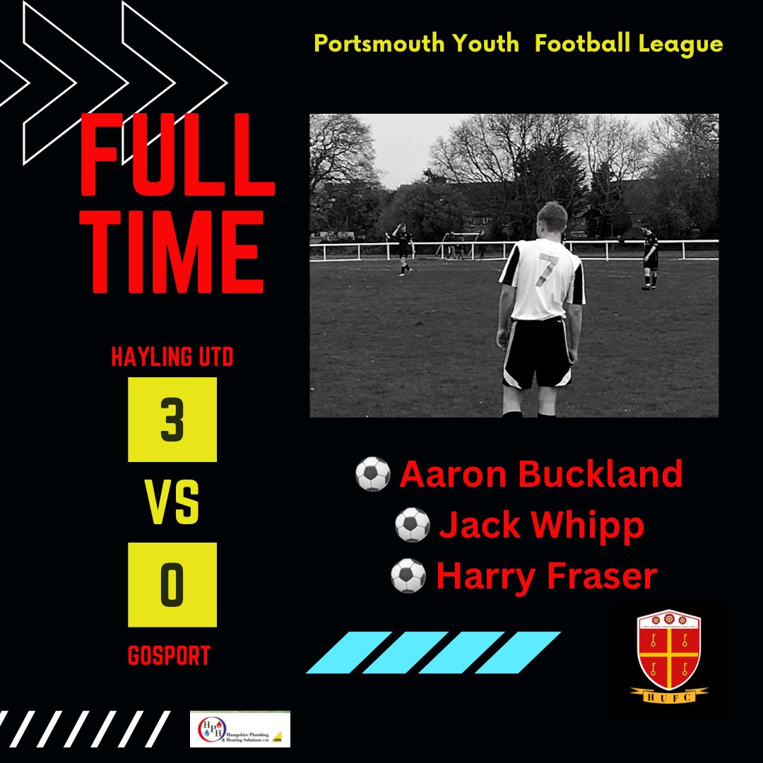 hayling_s's tweet photo. PYFL 16/04/23

Hayling United 3-0 Gosport Falcons

⚽️ Aaron Buckland
⚽️ Jack Whipp
⚽️ Harry Fraser

The Hayling United u18”s put on another good display today in the PYFL against a good Gosport Falcons side. 

Both teams were settling into the opening 15/20 mins before Hayling https://t.co/nrZYcj78LP