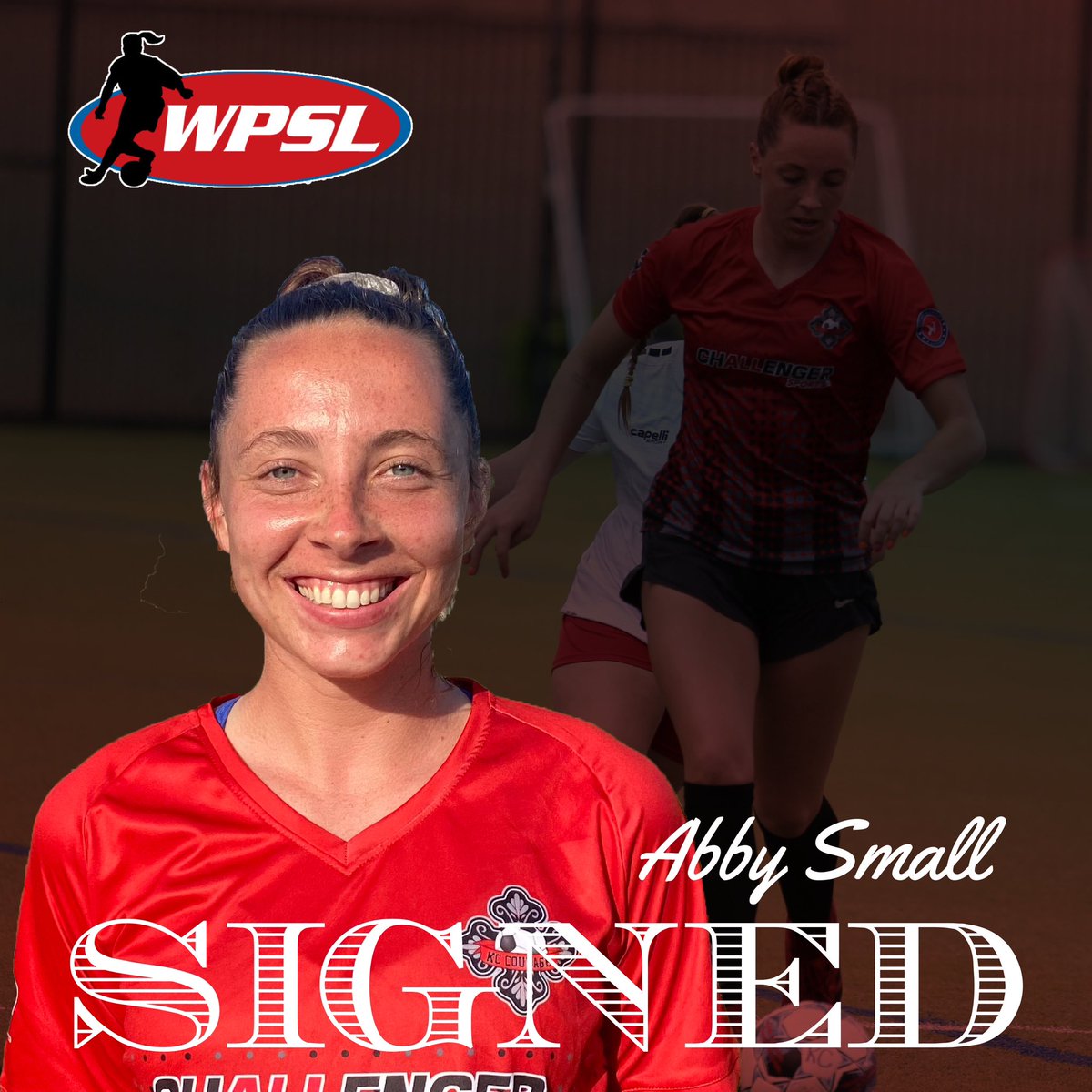 KCCourageSoccer's tweet photo. 🚨Player Announcement🚨

The best defense is a good…defense! We’re excited to welcome back defender, Abby Small. Abby was a local standout for both St. Teresa’s Academy and UMKC. We’re looking forward to another season with Abby anchoring our back line. Welcome back, Abby!❤️⚽️🖤 https://t.co/ydoRcCgDa6