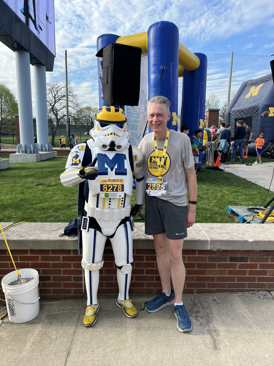 DavidJHam's tweet photo. Finished with a personal best time (two minutes faster) in the #BigHouse5K and finished in the top 20% of my grouping for the first time. Grateful for ideal weather conditions this morning. https://t.co/5vyJGlcTZF