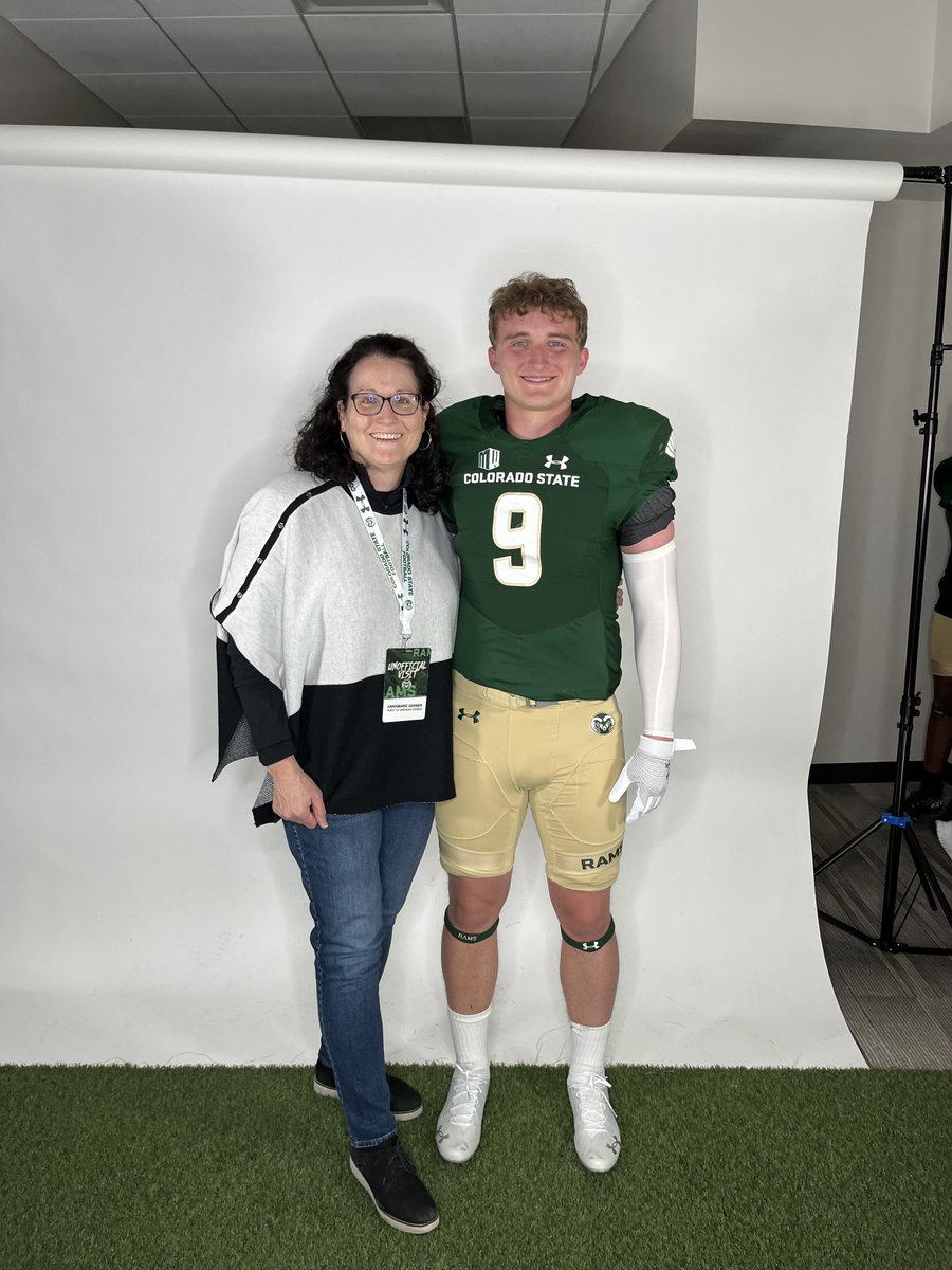 Thank you ⁦<a href="/CSUFootball/">Colorado State Football</a>⁩ for having me yesterday. It was great to see the team and facilities. Excited to comeback and compete at camp this summer! ⁦<a href="/CoachJayNorvell/">Jay Norvell</a>⁩ ⁦<a href="/coach_buddha/">Coach Buddha Williams</a>⁩ ⁦<a href="/CoachChadSavage/">Chad Savage</a>⁩ ⁦⁦<a href="/Kaden_Beavers/">Kaden Beavers</a>⁩