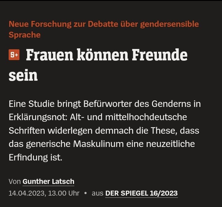 Alle, die sich schon einmal annäherend mit der Sprachgeschichte des Indogermanischen befasst haben, wissen das natürlich.

Das generische Maskulinum existiert schließlich in so gut wie allen indogermanischen Sprachen.