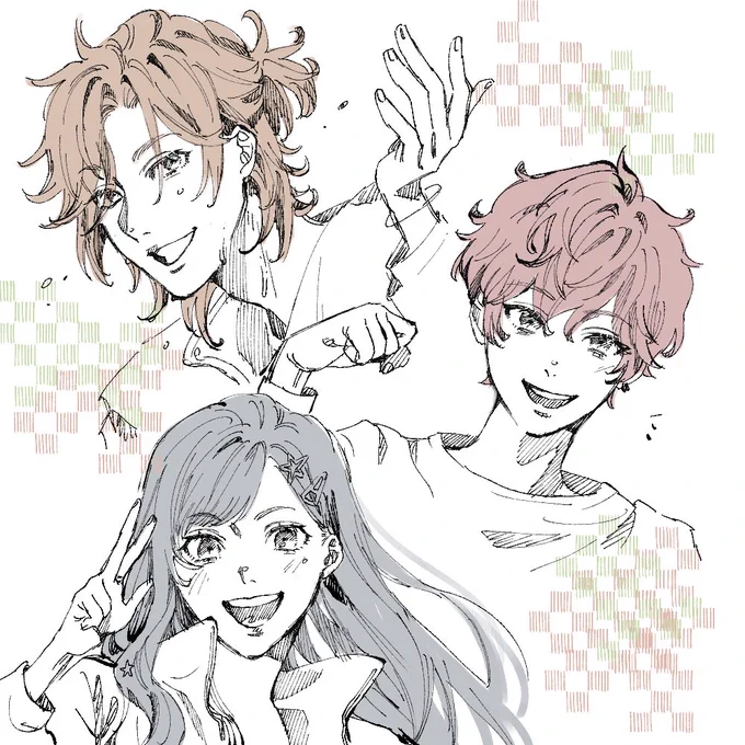フォロワーさんの推しを描かせてもらうやつ第何弾
あんスタの三毛縞斑さんと天城一彩さん
プロセカの白石杏さん!
いっぱい教えてくださってありがとうございました〜✨ 