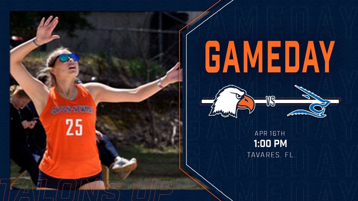 <a href="/cnbeachvb/">Carson-Newman University Beach Volleyball</a> is set to take on the Javenlinas for third place in the silver bracket at the AVCA Small College Championship.

🦅🆚🐗
📍Tavares, Fl.
🕔 1:00 PM
