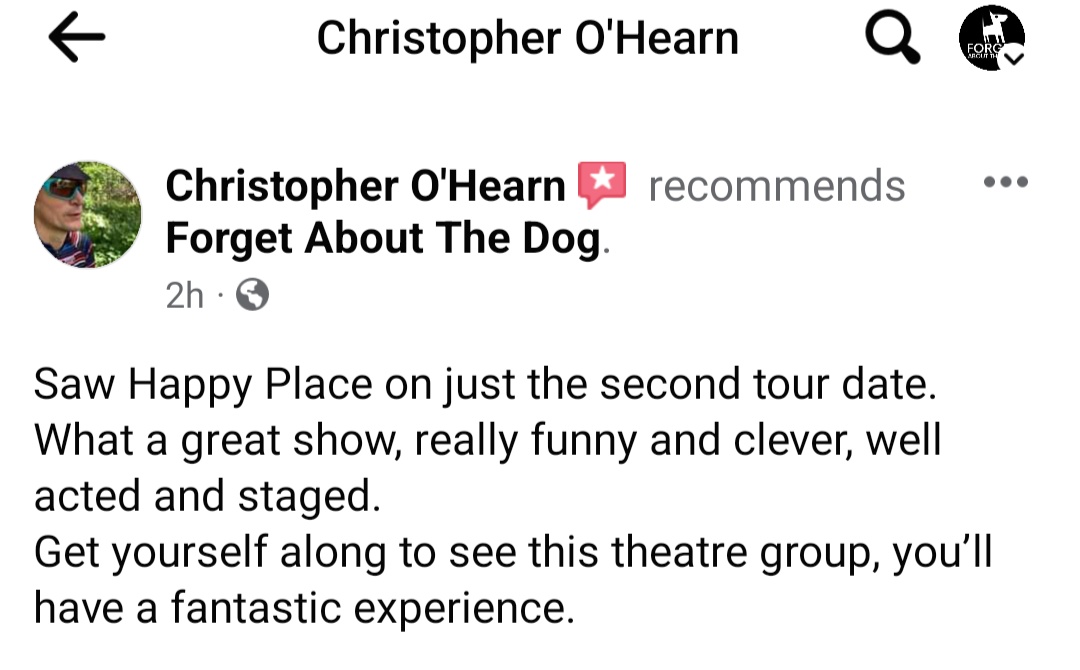 ForgetTheDog's tweet photo. NEXT STOP ON HAPPY PLACE TOUR :
@HGtheatre this April 🤩🔥

Thurs 20th: ✨ SOLD OUT ✨
Fri 21st: Some tickets left
Sat 22nd matinee + evening: Some tickets left

Be there for comedic, organised mayhem with puppetry, physical theatre and live music! 😎

🎟️https://t.co/ynMLbkKQSe https://t.co/FmKno8YoLn