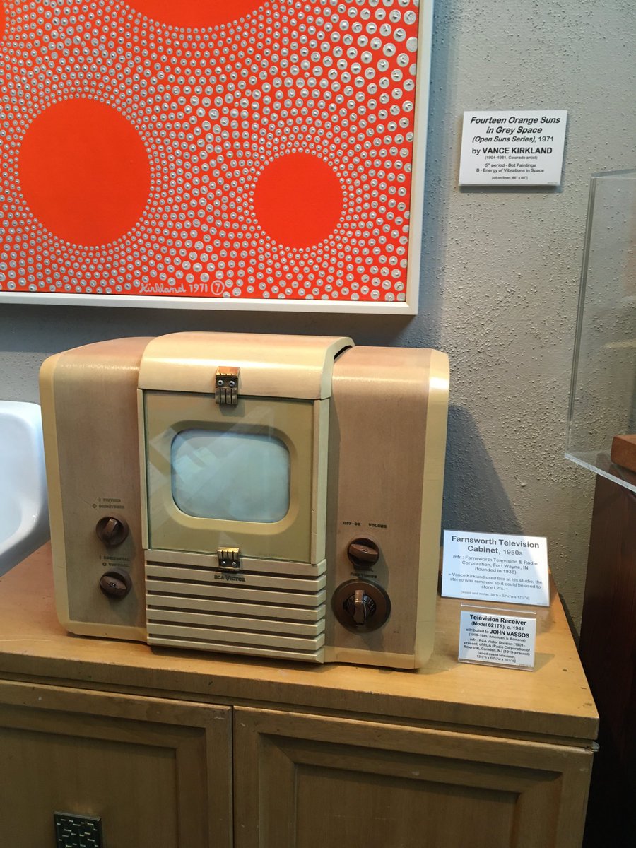 AnneHummert's tweet image. As a side trip while in Denver for #SCMS2023, I checked out the crazy collections at the Kirkland Museum—paintings, decorative arts, and old TVs?