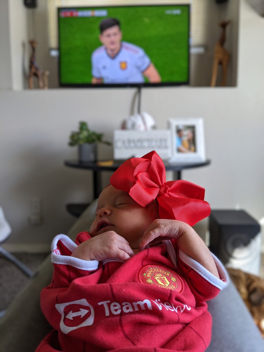 My little Red Devil is ready!

Come on United! #MUFC