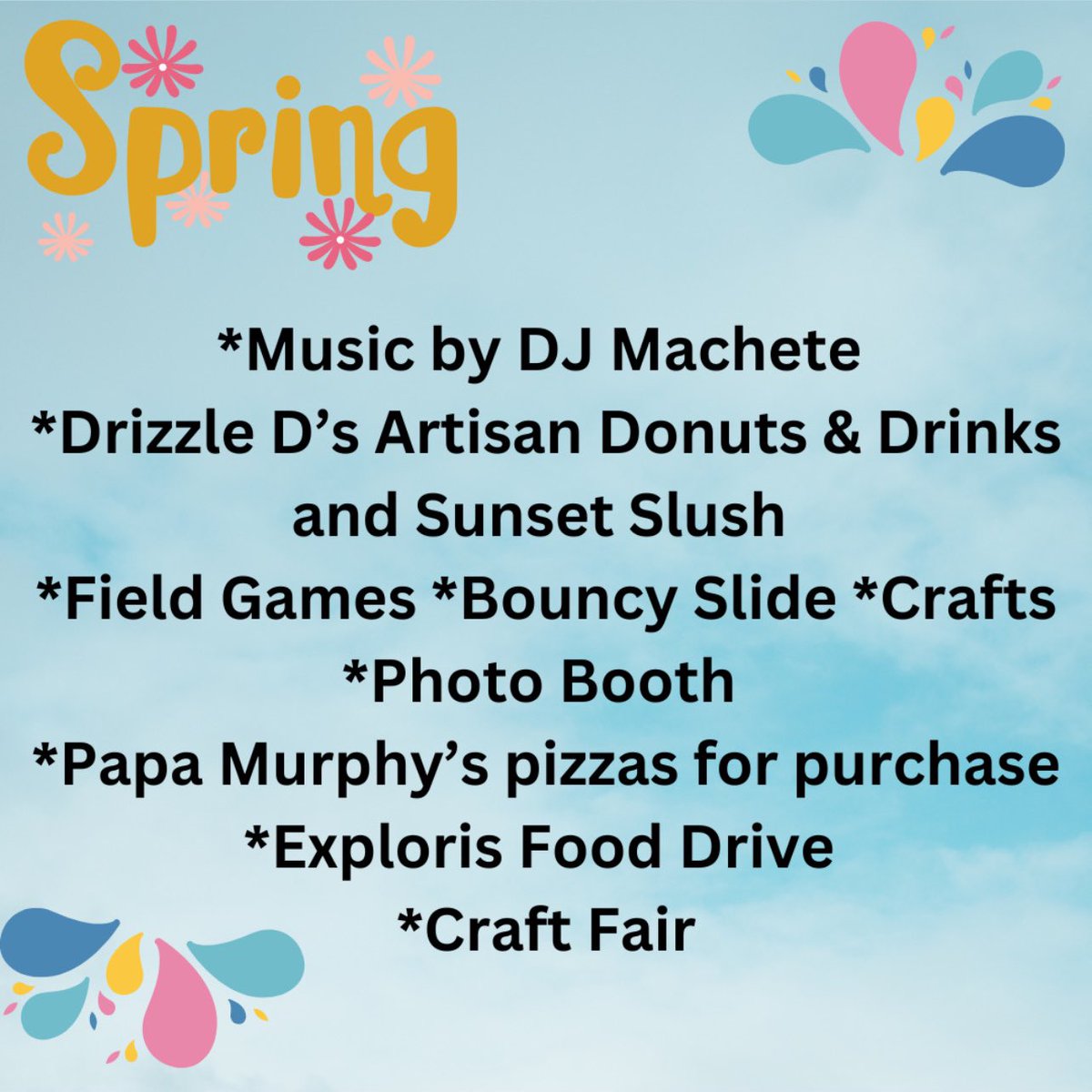 ExplorisPTO's tweet image. Spring Family Day is TODAY, April 16, 2-5pm at the Exploris Elementary Campus! Join us! #explorisschool