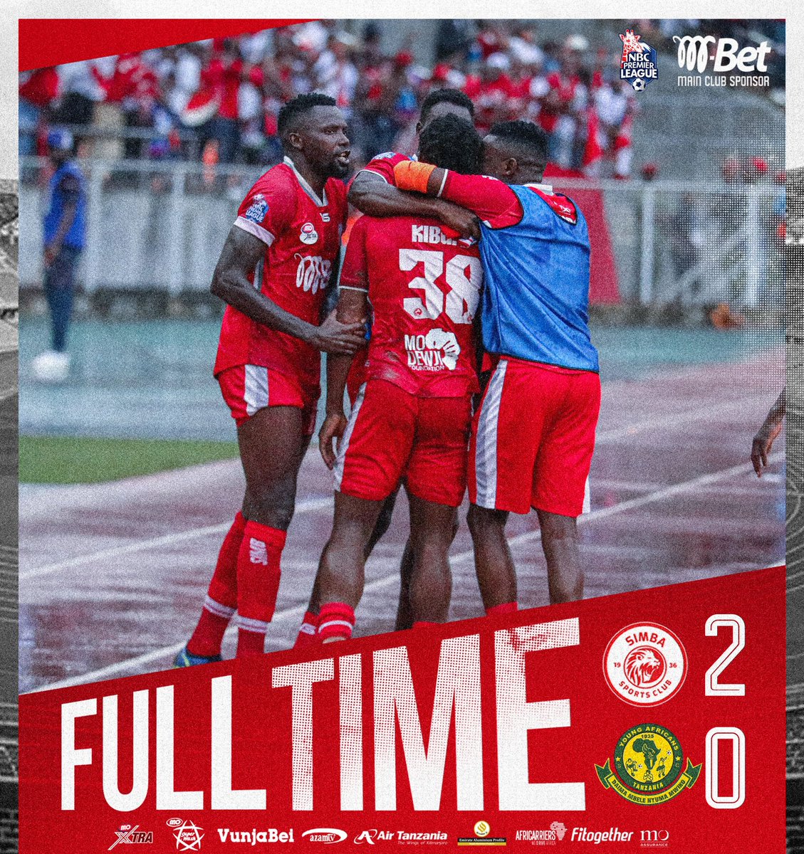 TUMEWANYOA.

#NBCPremierLeague 
#KariakooDerby 
#WenyeNchi 
#NguvuMoja