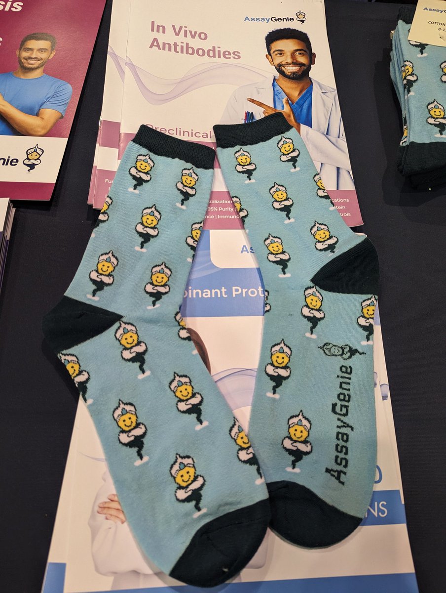 TheRealColmRyan's tweet image. While we are not a sock company, we do have tons to giveaway at stand 3443 @AACR annual meeting in Orlando!

#AACR2023 #aacr23