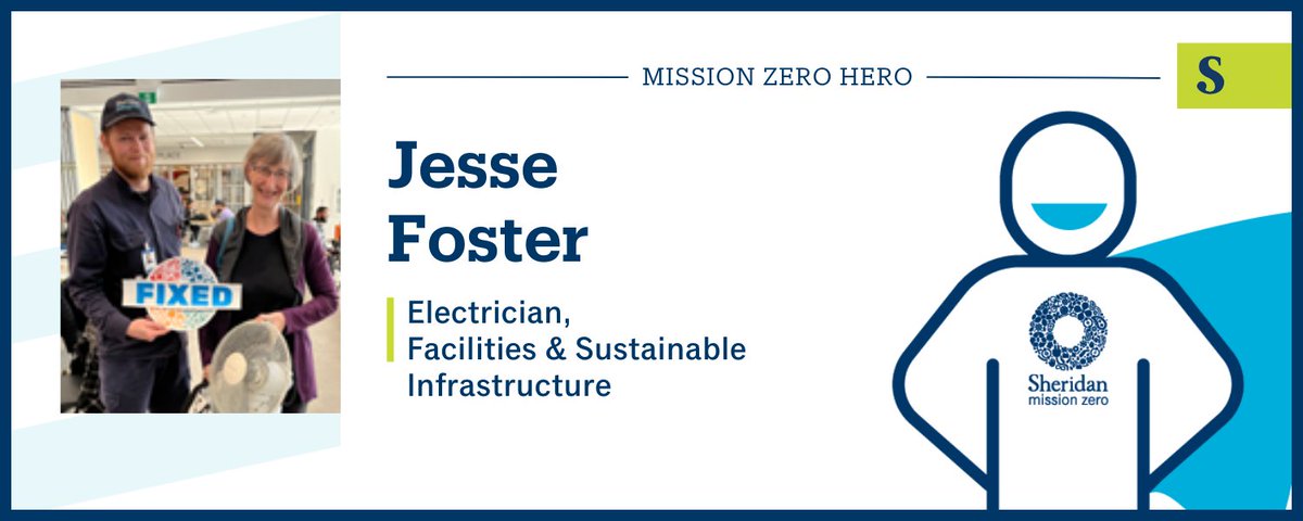 Jesse is a dedicated volunteer who has worked as a fixer at multiple Sheridan Repair Café events. This #MissionZeroHero happily offers his skills and knowledge in repairing broken items to help others in the community extend the life of their belongings. <a href="/mssnzero/">Sheridan Mission Zero</a>
