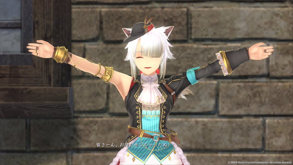 WHCDaily's tweet photo. The white hair character of the day is White Cat from Ys IX: Monstrum Nox. https://t.co/5nTvvaHOFw