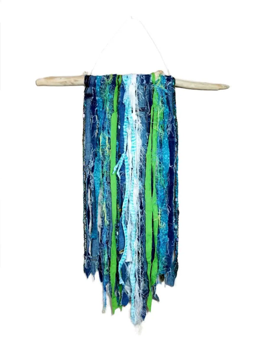Upcycled Jewelry on Twitter "Ocean Inspired Wall Hanging Eco Friendly