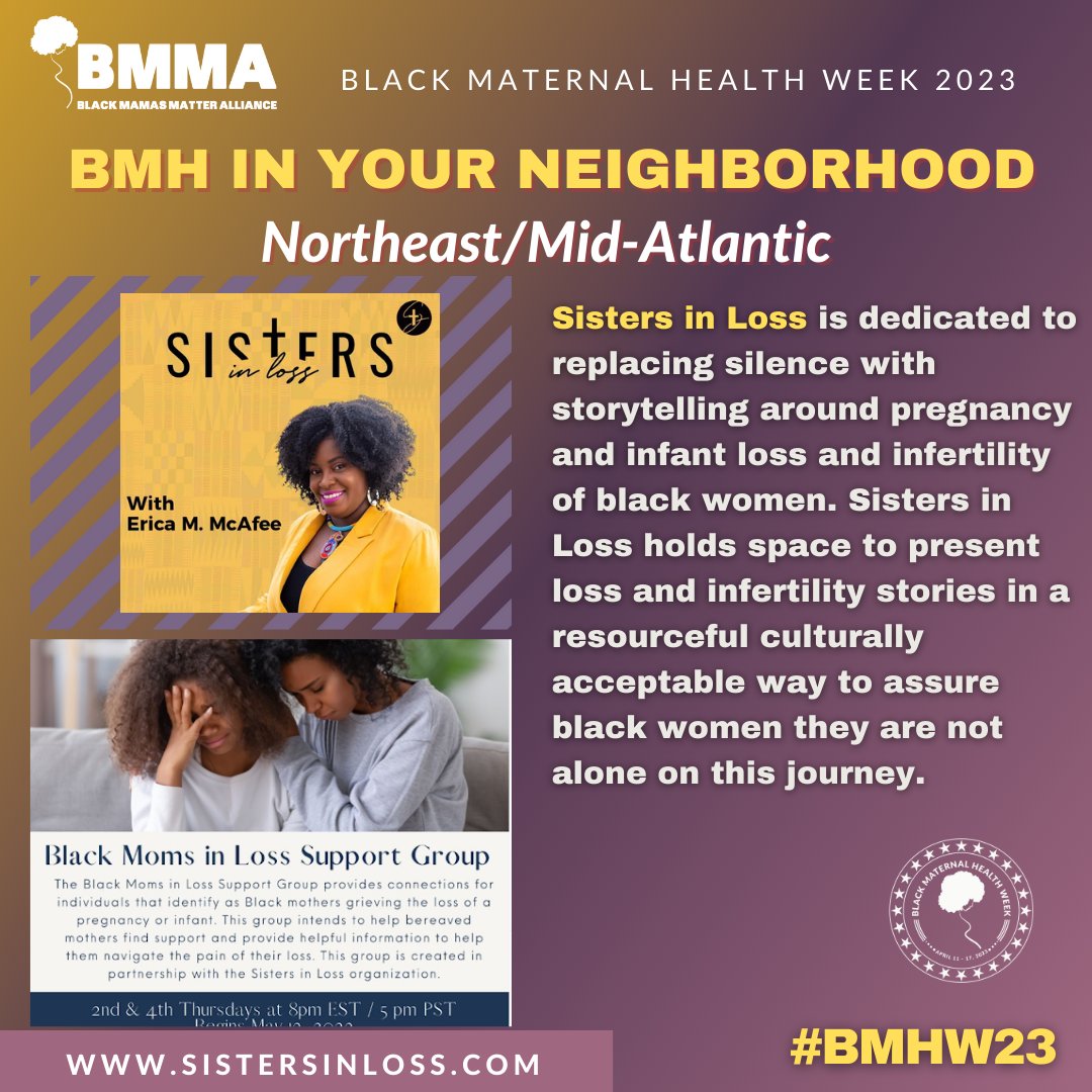 Get to know <a href="/BloomBmore/">The Bloom Collective</a> <a href="/MamatotoVillage/">Mamatoto Village</a>, #oshunfamilycenter &amp; <a href="/VillageBirthInt/">Village Birth Intl</a>! From Birth worker training to maternal mental health services, these Alliance partners are advancing Black Maternal Health &amp; Reproductive Justice.  #BMHInYourNeighborhood #BMHW23