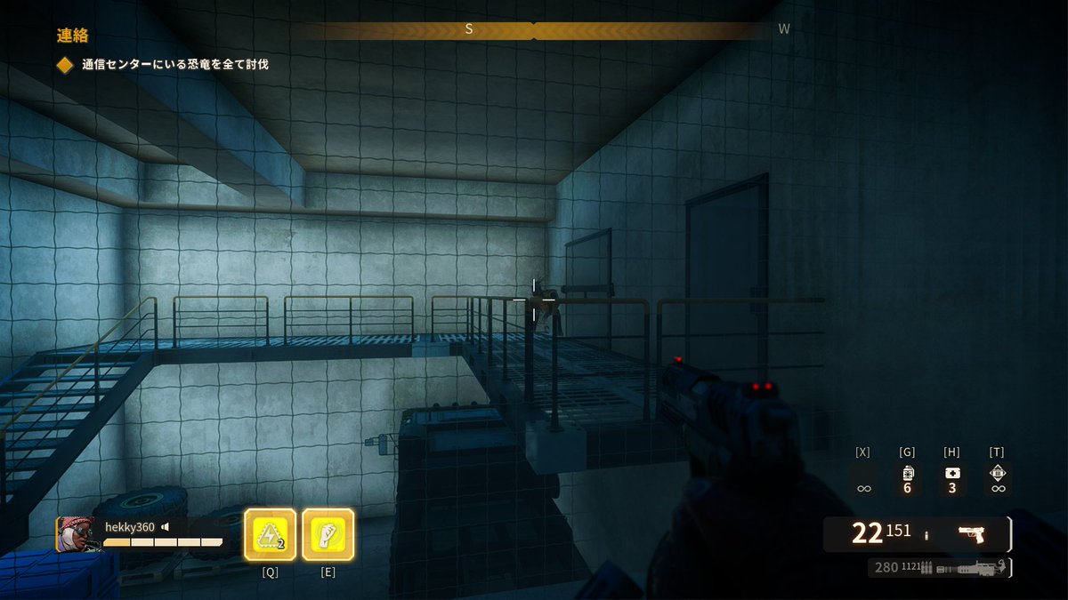 hekky3's tweet image. #Secondextinction 最終クエスト、エリアの恐竜全滅させない進めないのに入れない場所に恐竜がポップしたんだが！クリア不能ぞ！