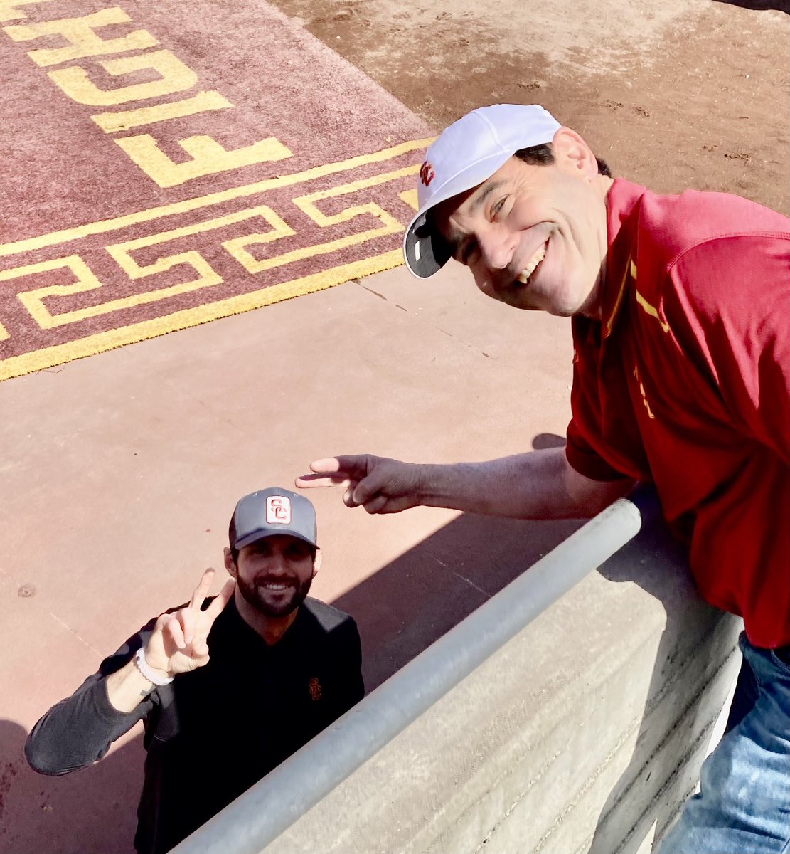 ⁦<a href="/VictoryPodUSC/">The Victory Podcast with Keely Eure</a>⁩ ⁦<a href="/CodyKessler6/">Cody Kessler</a>⁩ ⁦<a href="/keelyismyname/">Keely Eure</a>⁩ 
Former USC QB Cody Kessler on the last Victory Podcast asked me to stop by and say hello before the Spring Game. Wonderful to see Cody and Keely. FIGHT ON✌️