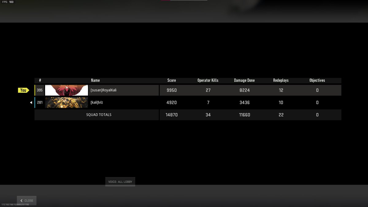 I had 3 knocks and died to the last person🫠