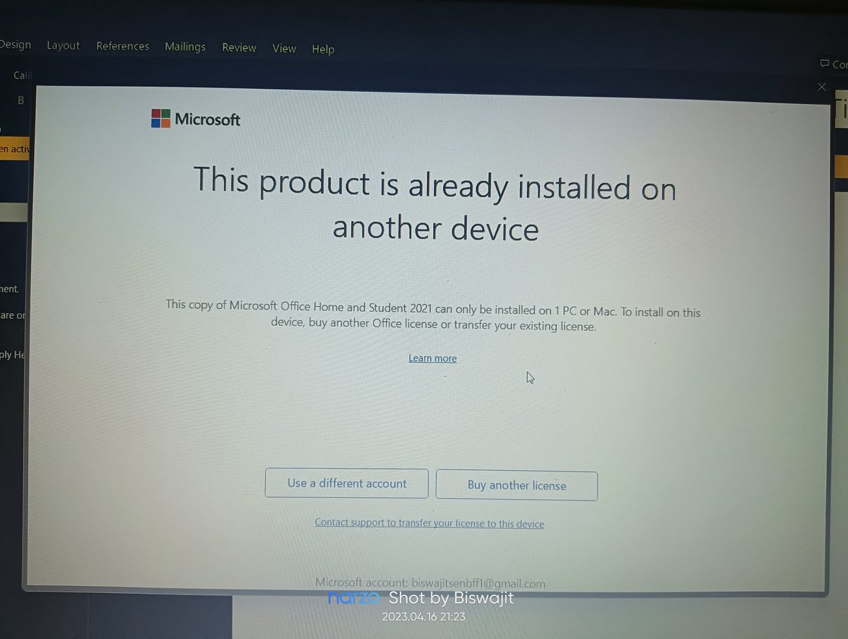 Biswa_jitleo's tweet photo. After a long day's of struggle I final got my Asus laptop working fine till the time but now a new issue again give me headache now I am unable  to use the microsoft account office home and student @ASUSIndia @MicrosoftIndia try all the necessary steps like transferring licence https://t.co/6lLACIhG9l