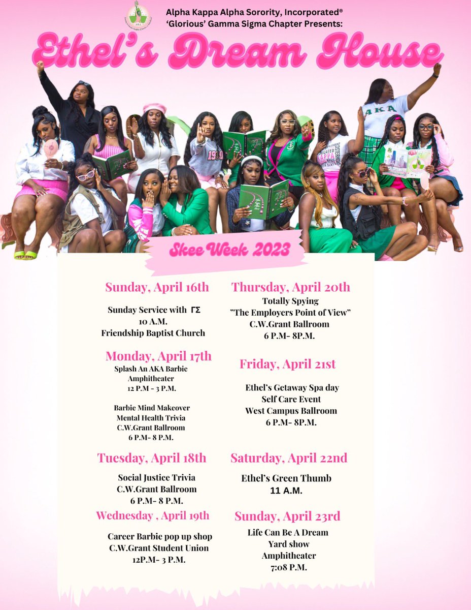 Skee Week is here, calling barbie's far and near. If you are ready for a well full of activities come stop by Ethels Dream House and tune in each day. We have so many great events planned and hope to see you there ! 💗💚