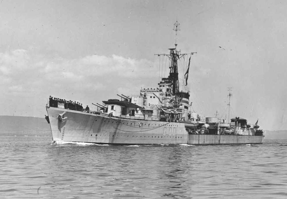 AuthorBwalter's tweet photo. On the night of 15/16 April 1941 the British destroyers Jervis, Janus, Mohawk and Nubian intercepted a German convoy off Kerkenah Bank during which they destroyed all 5 merchant ships and 2 Italian destroyers for the loss of Mohawk. #BlueWaterWar #CasemateUK #WWII https://t.co/tLsqsQjlUf