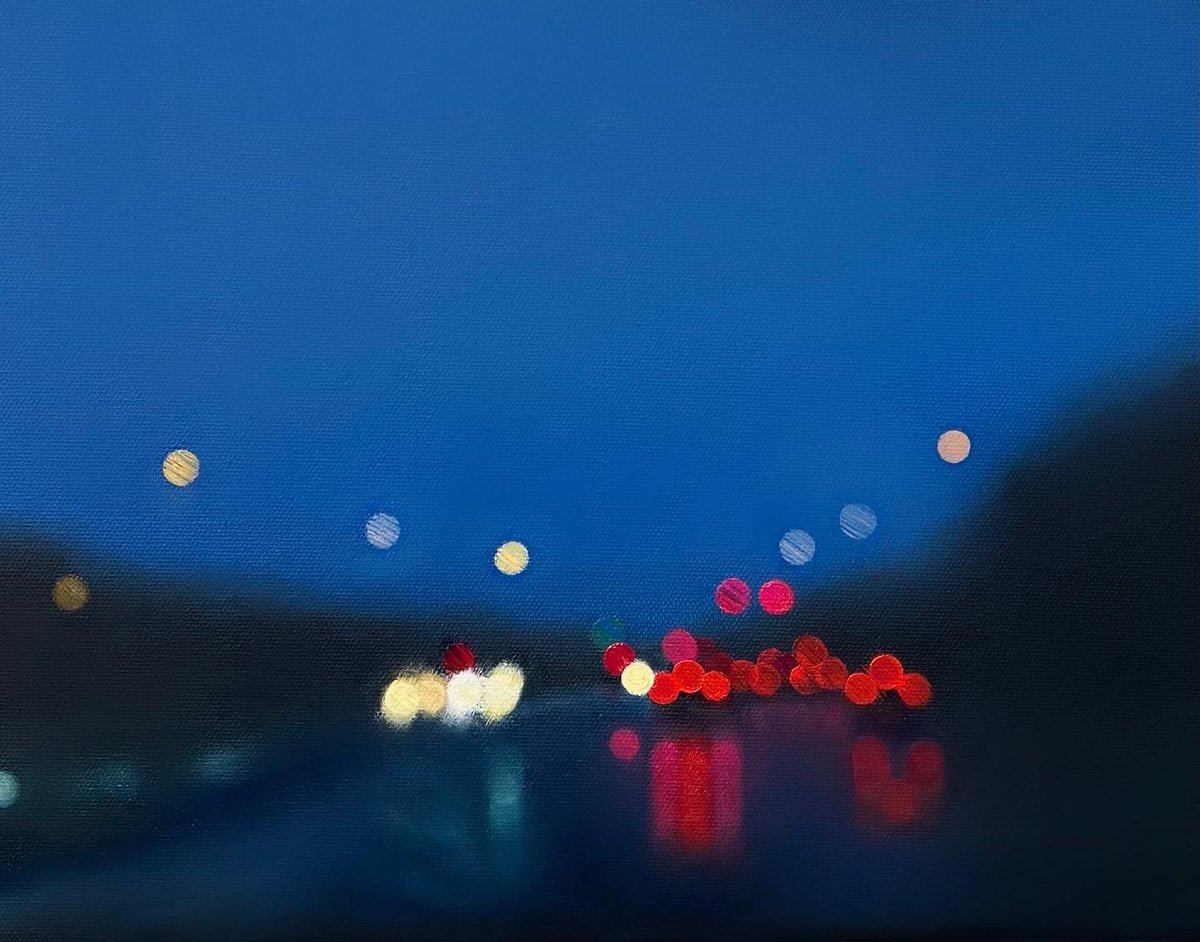 This painting is for sale today at 6pm (BST) 💙 only at rionabuthello.com