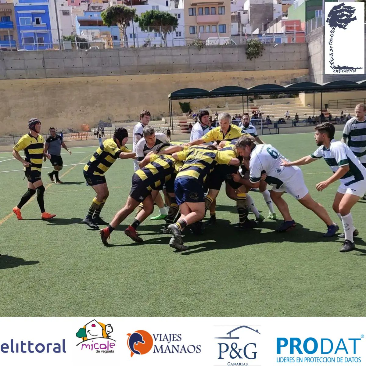 CRLPLasPalmas's tweet photo. Resultados del #CRLP 🌴
🏟️Chano Cruz, San José
🏆🇮🇨Liga Canaria M18 y Senior
#Sub18CRLP 21 - 14 Ñandu RC
#SeniorCRLP 45 - 13 CR Mahoh
Enhorabuena a nuestros equipos
Gracias a nuestros patrocinadores, equipos, afición y colaboradores
#seguimosempujando
#rugby #rugbycanarias https://t.co/4YCUeNMSjj