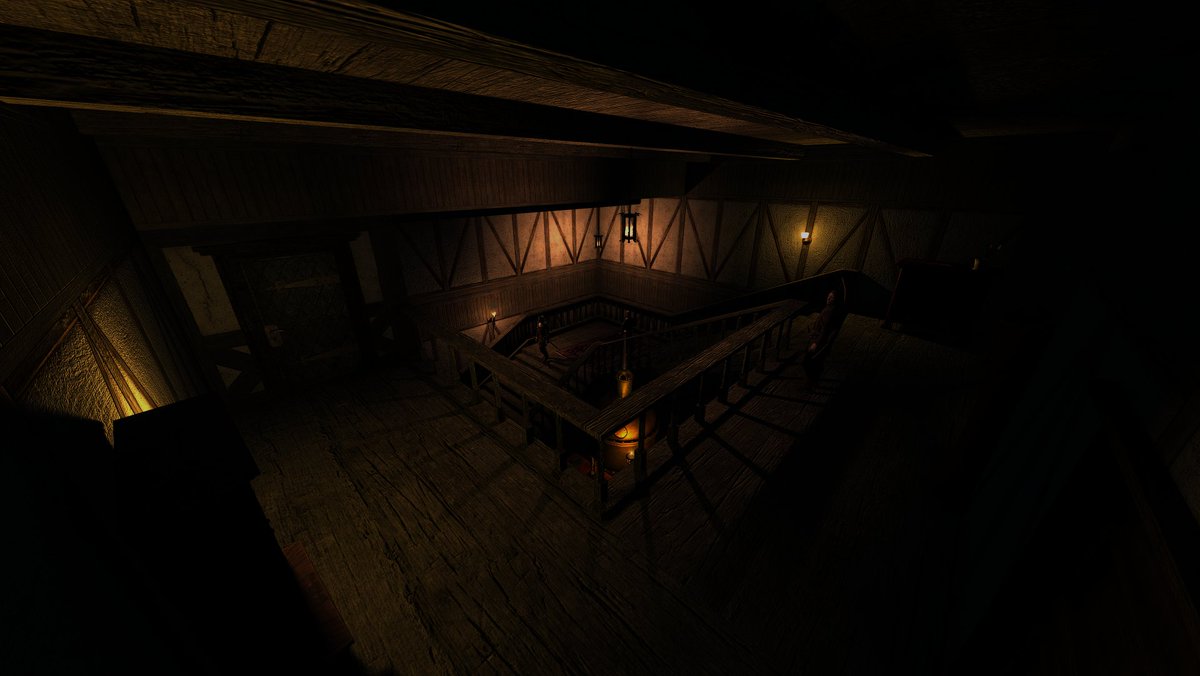 cugzkani's tweet image. Started working on a TDM FM - pretty pleased with how this room turned out, now to build out from it😀

#leveldesign #thedarkmod