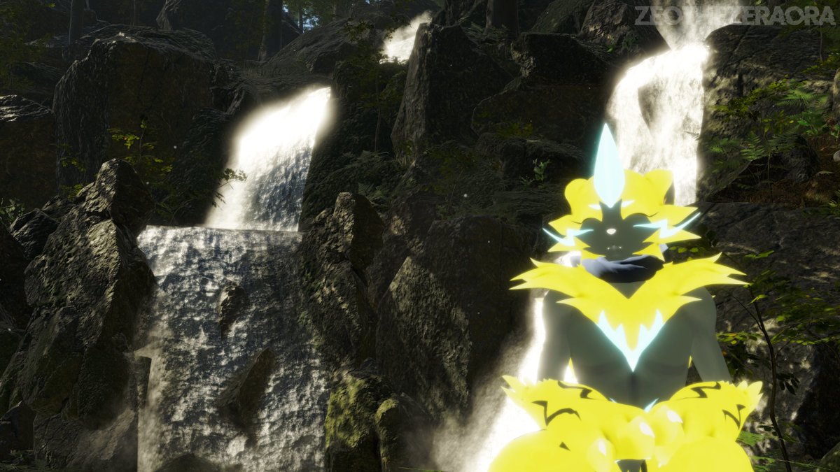ZeoTheZeraora's tweet photo. Had a nice walk in today. Nature is such a beautiful thing, Isn't it ~ 

#VRChat #VRChatPhotography #Pokemon #nature #forest https://t.co/OBAD8Ve8EP