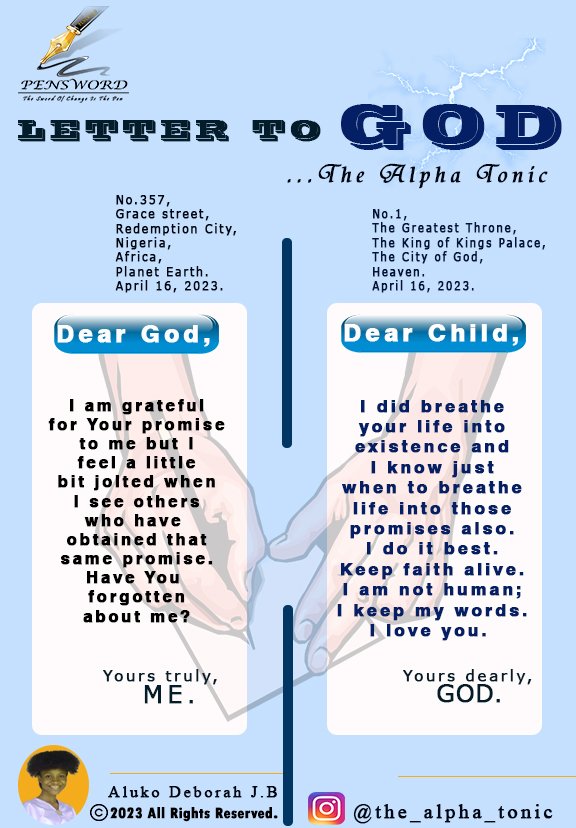 deborah_aluko's tweet photo. Delightful Deeds! 😌✨🕊
Worth the wait. 👌🏾💯
#authenticassurance #perfectime #hopemeetshelp #faithoverfeelings #divinesatisfaction #happysunday #alphatonic💯 #LettertoGod🔥 https://t.co/Iiw6gK2iPf