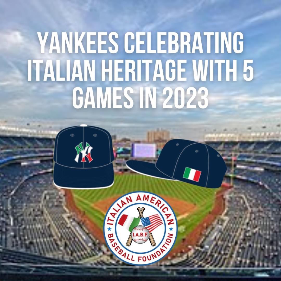 Italian American Baseball Foundation on X: ITALIAN HERITAGE NIGHT