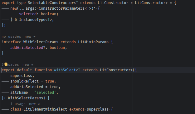 EC_Peter's tweet image. 🎉Implementing some generic, composable, reusable, and flexible mixins has to be the hardest code I’ve written this year. Getting the typing right is 90% of the job! But it’s so rewarding.💪🏾#TypeScript #Mixins #ChallengeAccepted