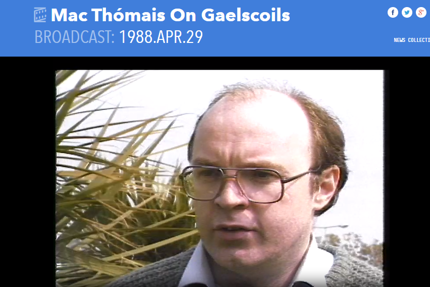 Mar chuid den taighde a rinne mé do #Gaeloideachas50 labhair mé le hiar-Uachtaráin Gaelscoileanna/Gaeloideachas chomh maith. Ceann díobh sin ná Uinseann Holmes, Bleá Cliathach atá ina chónaí i gCathair na Gaillimhe le fada:

youtu.be/TghjqwqS2E0 1/4 🧵