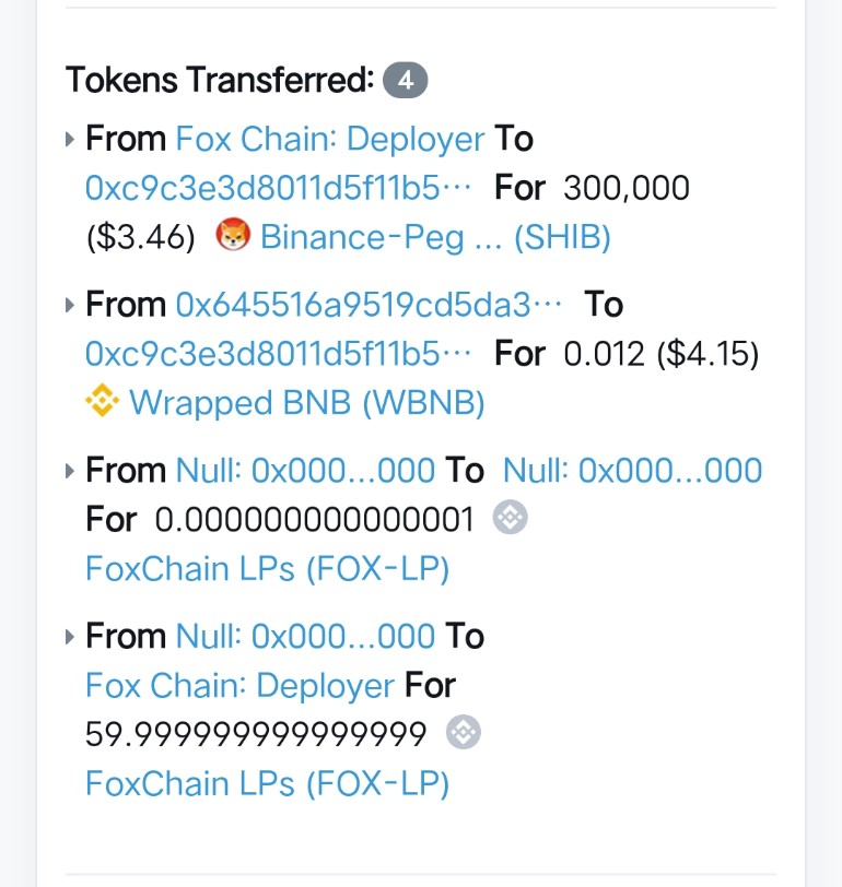 FoxchainLabs's tweet photo. 🦊 FoxDex Announcement 🦊
Test the #FOXDEX 
 
Make some Swaps • Add Liquidity on #FOXDEX and success 

🐶 SHIB/WBNB PAIR Already Listed on FOXDEX

🦊 Foxteam continue to test the #FOXDEX system before public release, we want everyone to feel secure

#FOXDEX #FOXCHAIN #Blockchain https://t.co/GlQt5JK0Xt