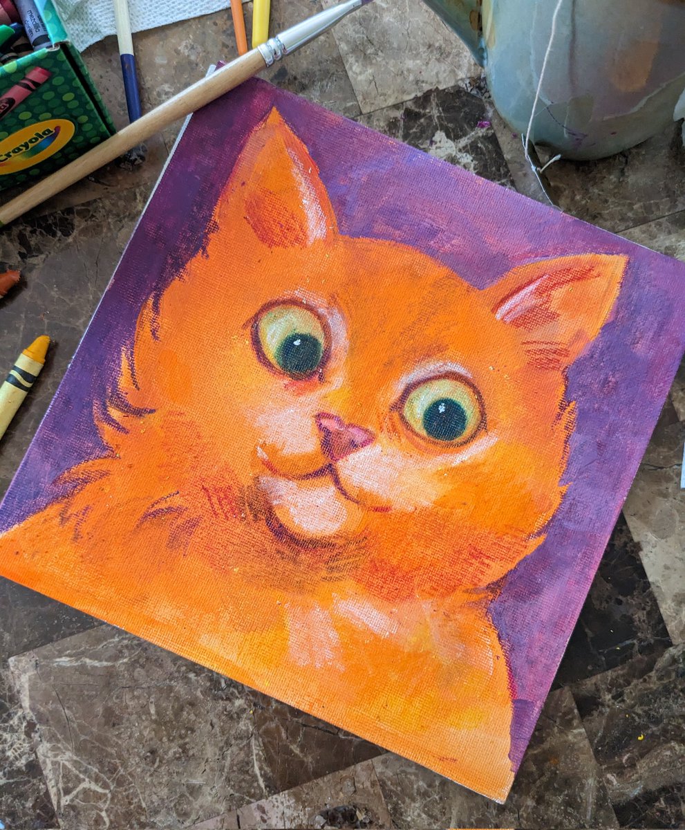 Trying to shock the art block out of my system by trying some traditional work.