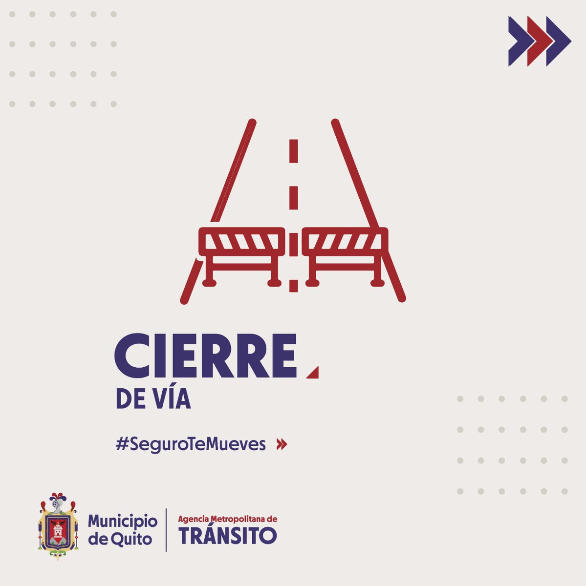 AMT_Quito's tweet photo. #AMTInforma | Precautelando la seguridad vial y ciudadana en el sector El Condado, sobre la av. Mariscal Sucre y Rumihurco se mantiene un cierre vial en sentido norte - sur y sur - norte sobre la calle Rumihurco. https://t.co/hJxluW8mmd