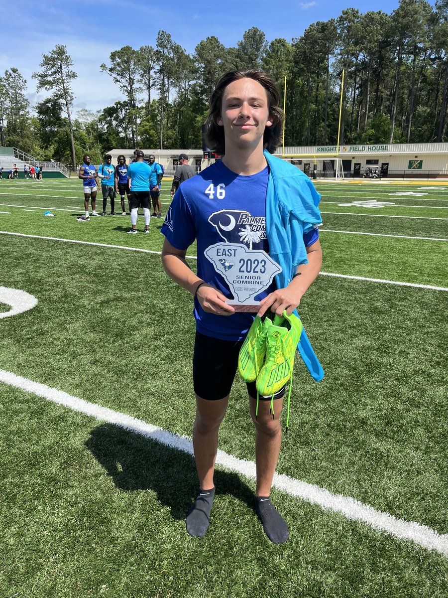 austin_cunning's tweet photo. Great day at the East Palmetto Combine, had the fastest pro shuttle of the day ‼️ @Palmetto_Series @KnollFootball https://t.co/TMQkbzQV8m