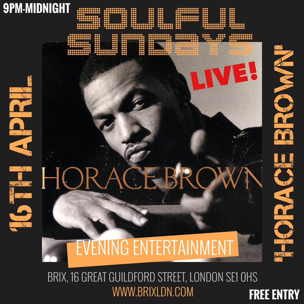 Grab your Auntie- Let's GO!!! 

eventbrite.co.uk/e/horace-brown…