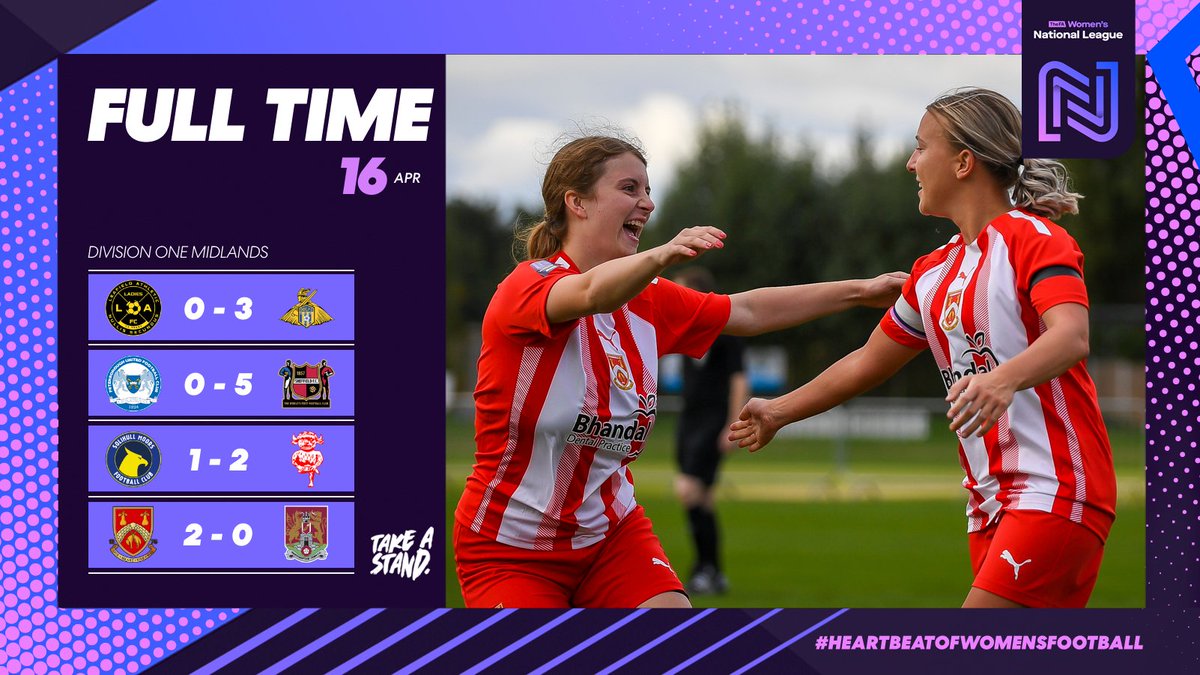 FAWNL's tweet photo. Huge congratulations to @StourbridgeWFC - who are crowned Division One Midlands champions! 👏🏆

#WeAreNational #HeartbeatOfWomensFootball https://t.co/fJo0ZqCqj6
