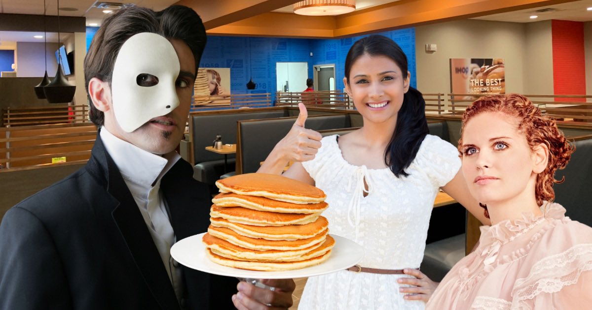 PHANTOM OF THE OPERA Cast Announces They Will Be Going to IHOP After Closing if Your Mom Can Drive Us There bit.ly/3mBukp0